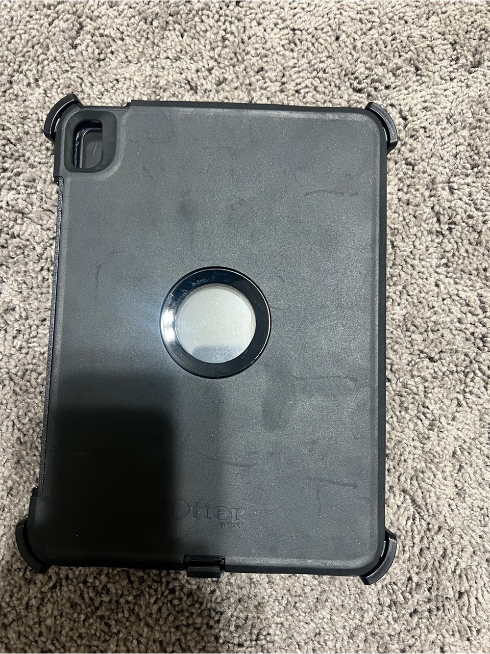 OtterBox Black Tablet Case with Rotating Optical Ring for iPad Pro 12 in